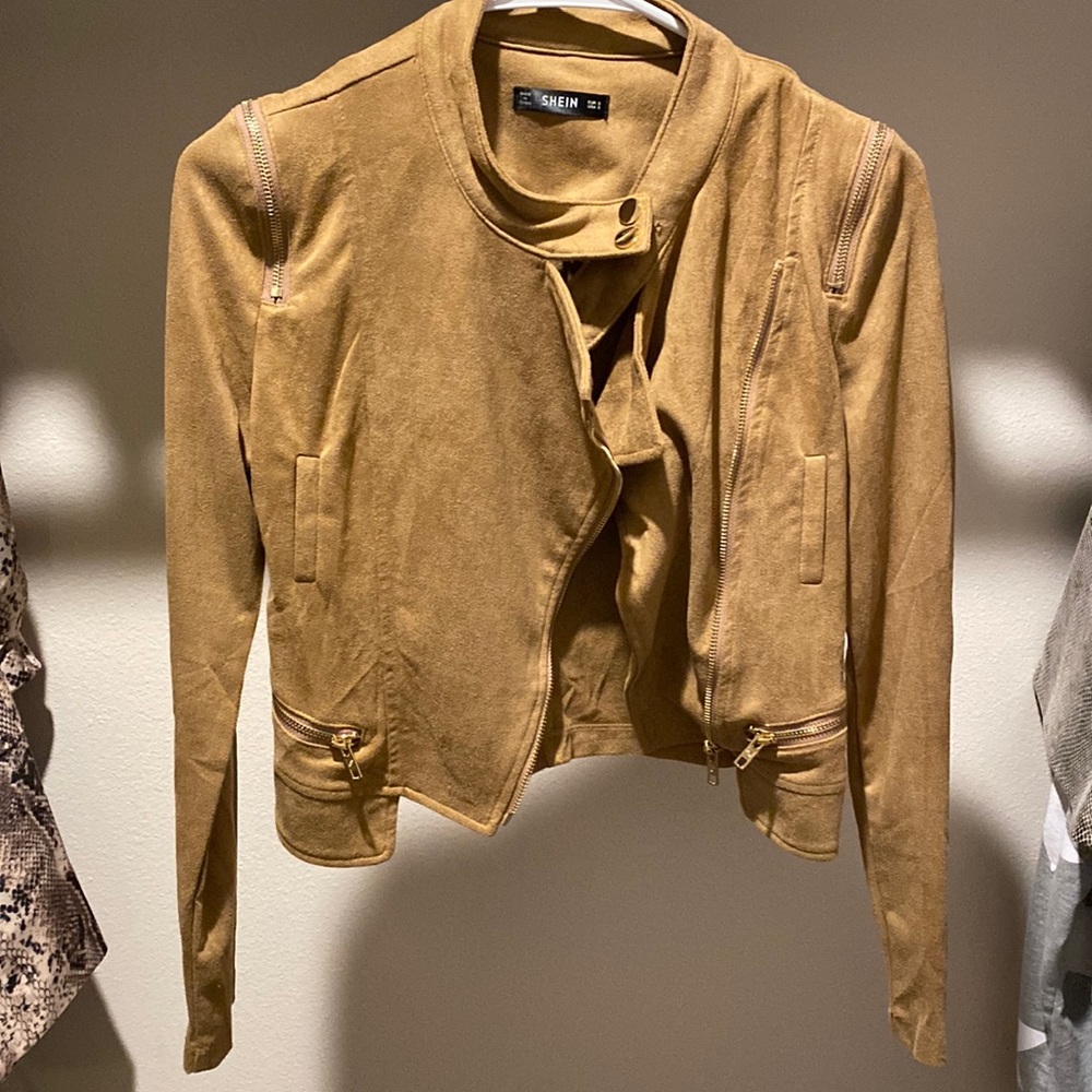 Shein soft brown jacket